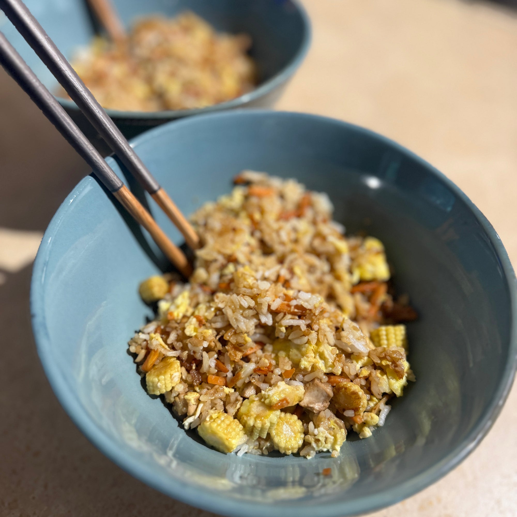 Chicken Fried Rice - a great leftover dish