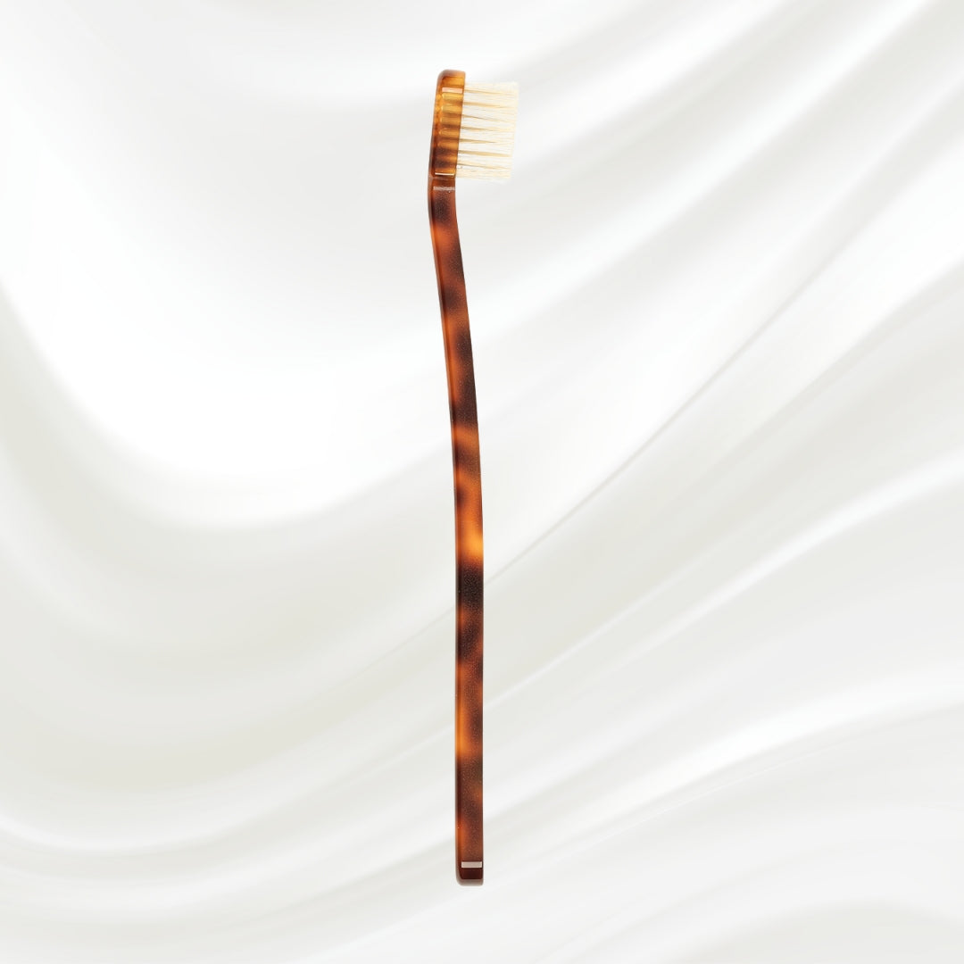 Coccola Natural Bristle Toothbrush - Medium | Luxury Cellulose Acetate