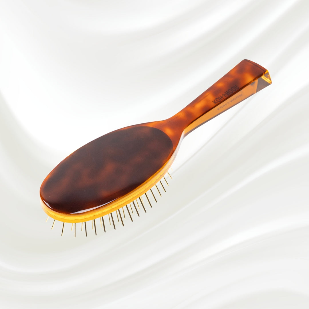 Jaspè Pneumatic Hair Brush - Synthetic Pins for Thick &amp; Coarse Hair