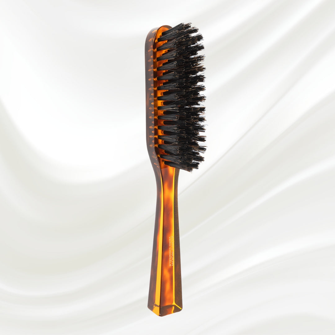 Jaspè Rectangular Hair Brush - Natural Bristles for Conditioning &amp; Scalp Stimulation