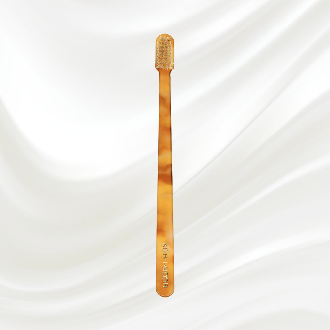 Coccola Natural Bristle Toothbrush - Medium | Luxury Cellulose Acetate