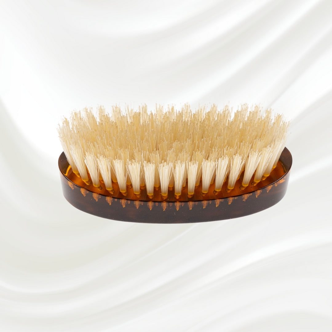 Jaspè Military Natural Bristle Brush - Men's Hair &amp; Beard Grooming