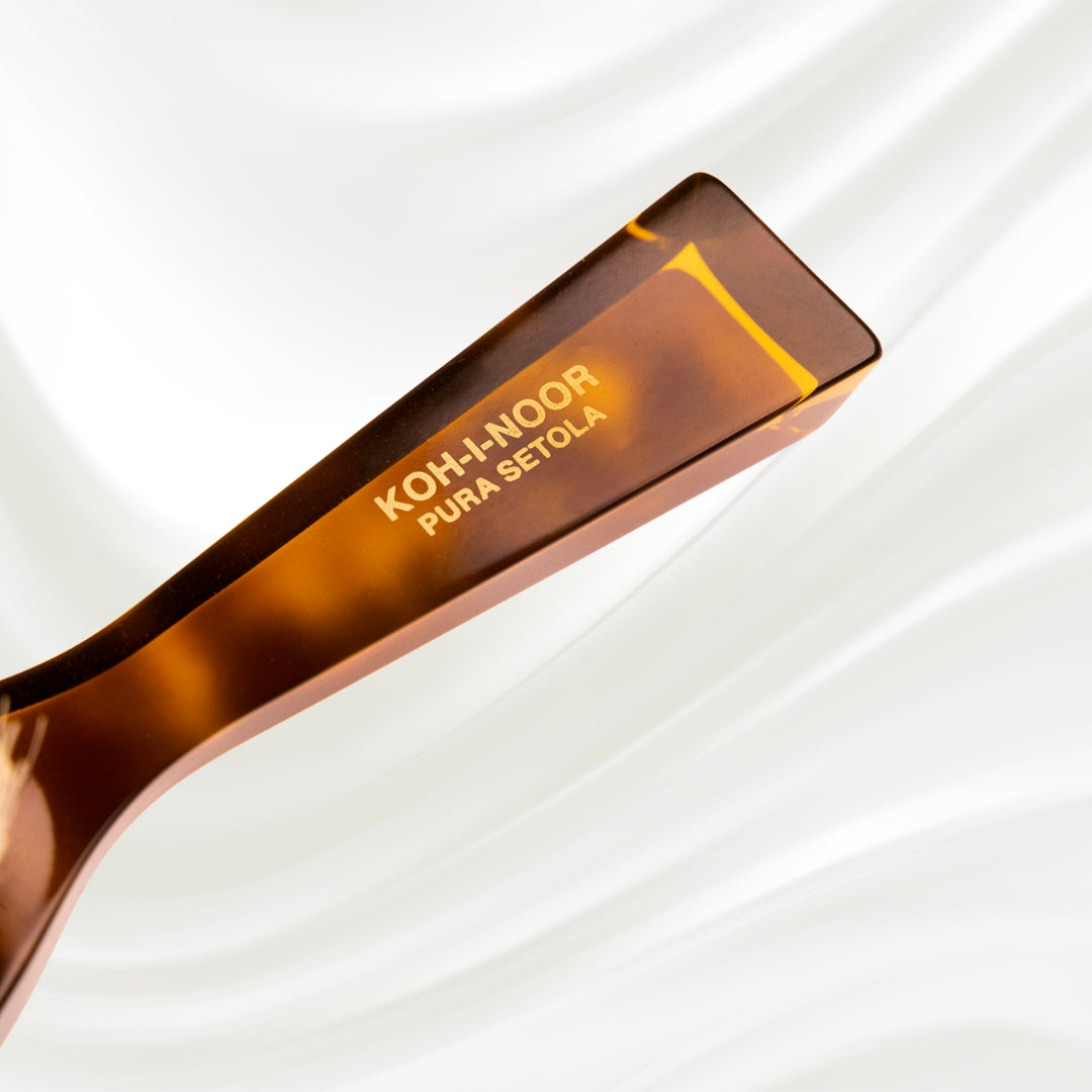 Jaspè Oval Hair Brush - Natural Bristles for Shine &amp; Scalp Stimulation