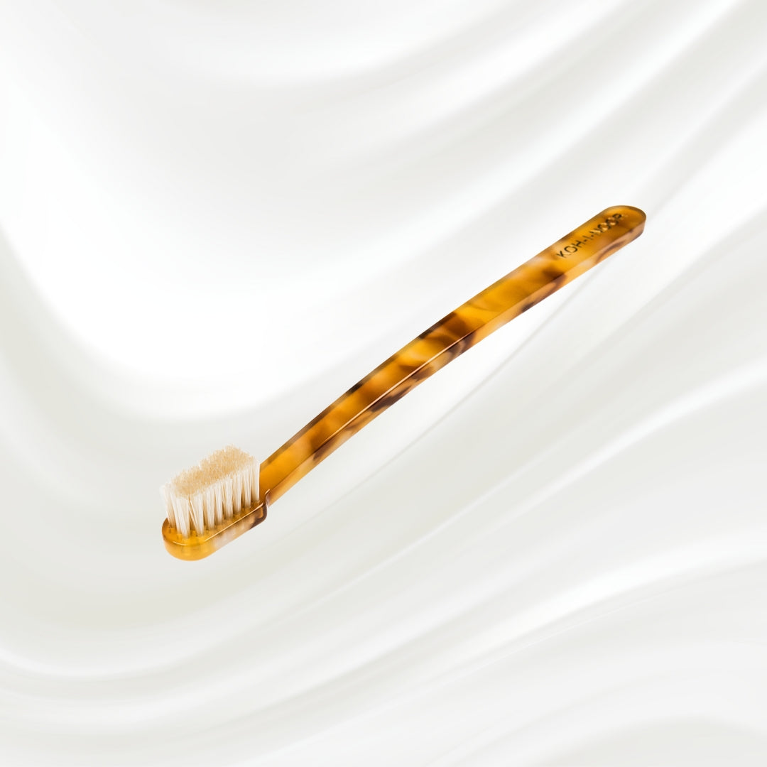 Coccola Natural Bristle Toothbrush - Soft | Luxury Cellulose Acetate