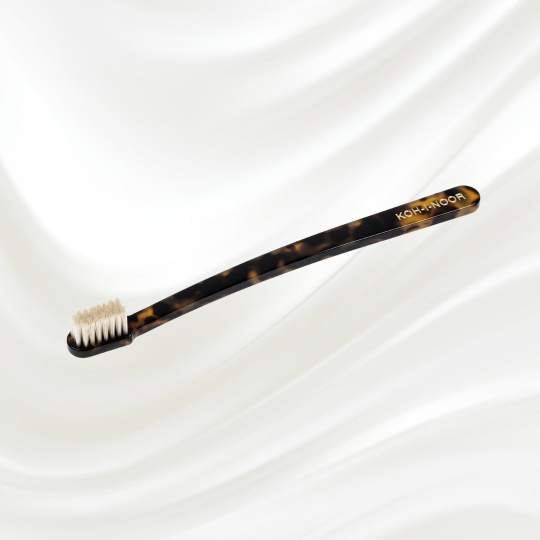 Coccola Natural Bristle Toothbrush - Soft | Luxury Cellulose Acetate