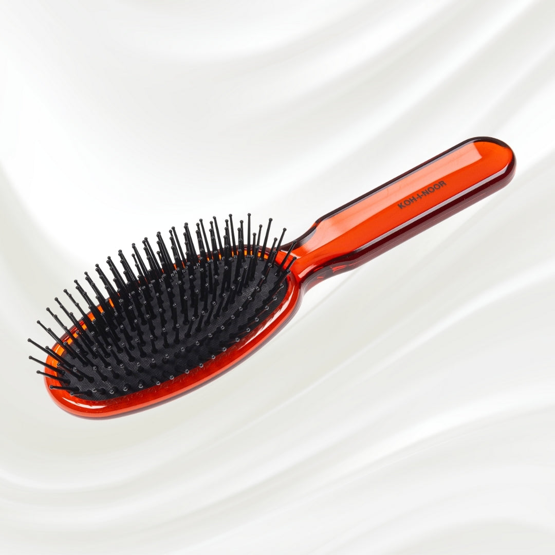 All Seasons Synthetic Pin Hair Brush - Pneumatic Cushion for Thick &amp; Coarse Hair