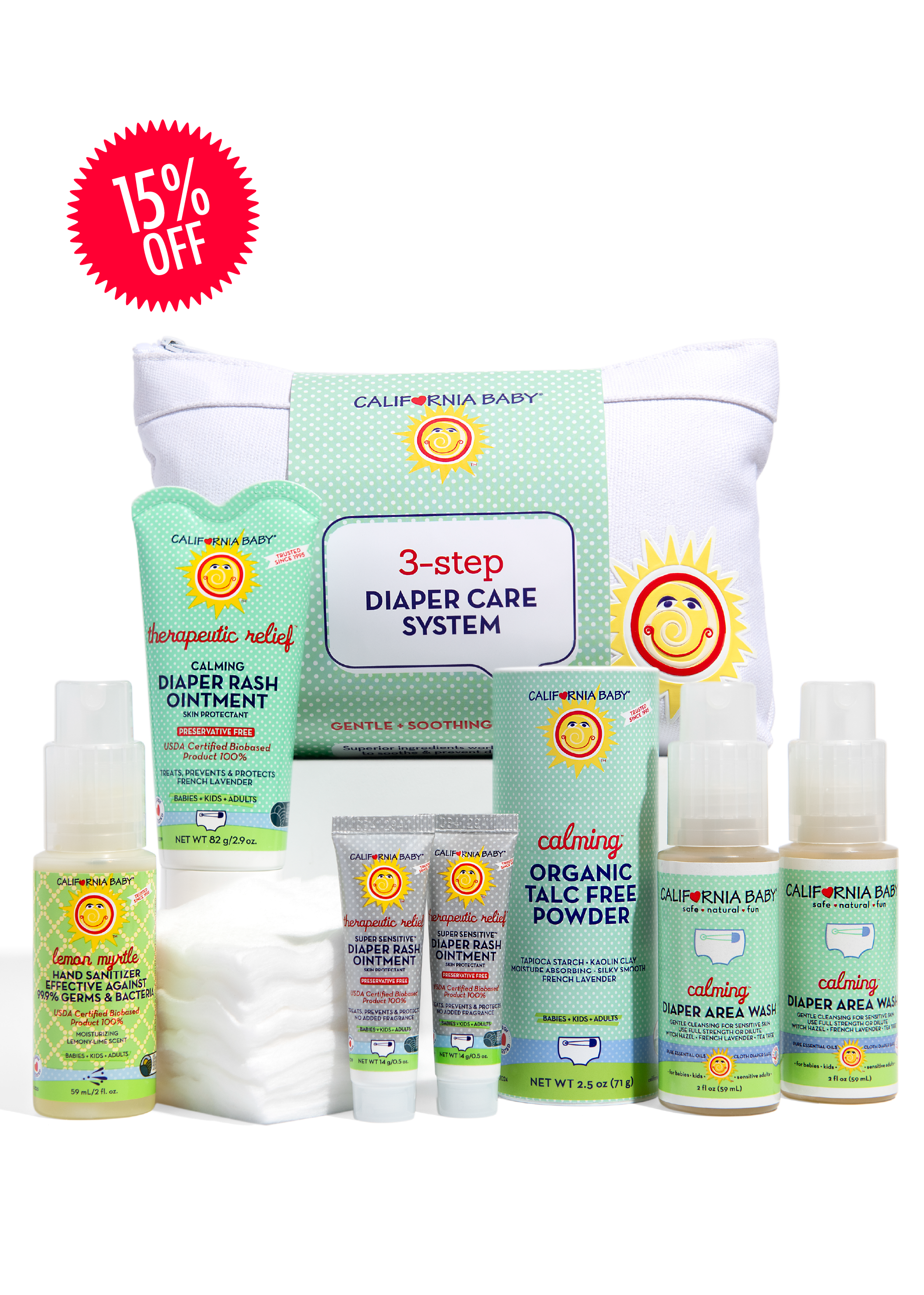 Calming™ 3-Step Diaper Care Kit – A Thoughtful Self Care Ritual – Beauty Cafe