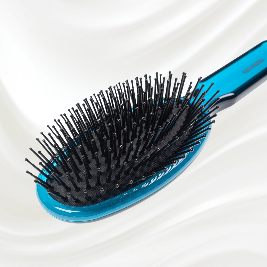 All Seasons Synthetic Pin Hair Brush - Pneumatic Cushion for Thick &amp; Coarse Hair