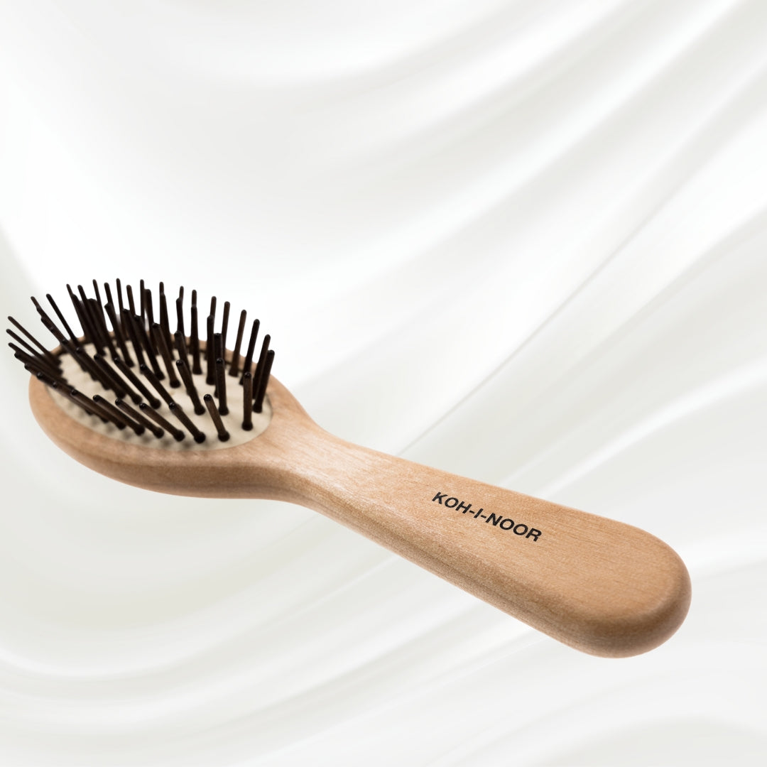Legno Alder Wood Brush - Wood Pins for Anti-Static, Frizz-Free Hair