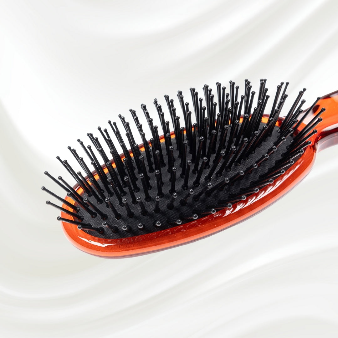 All Seasons Synthetic Pin Hair Brush - Pneumatic Cushion for Thick &amp; Coarse Hair