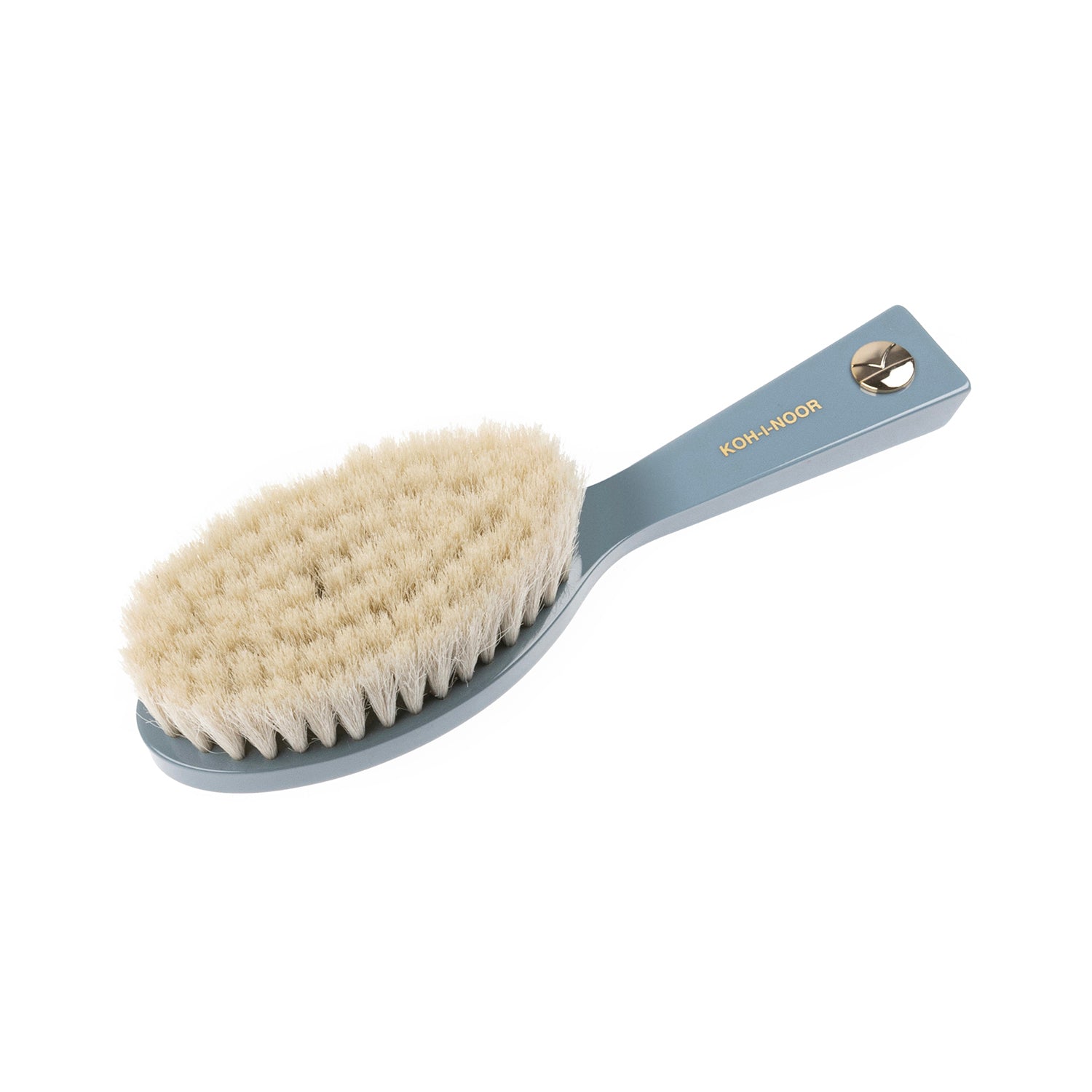 Pastel Baby Hair Brush - Soft Goat Bristle for Newborn &amp; Infant Care