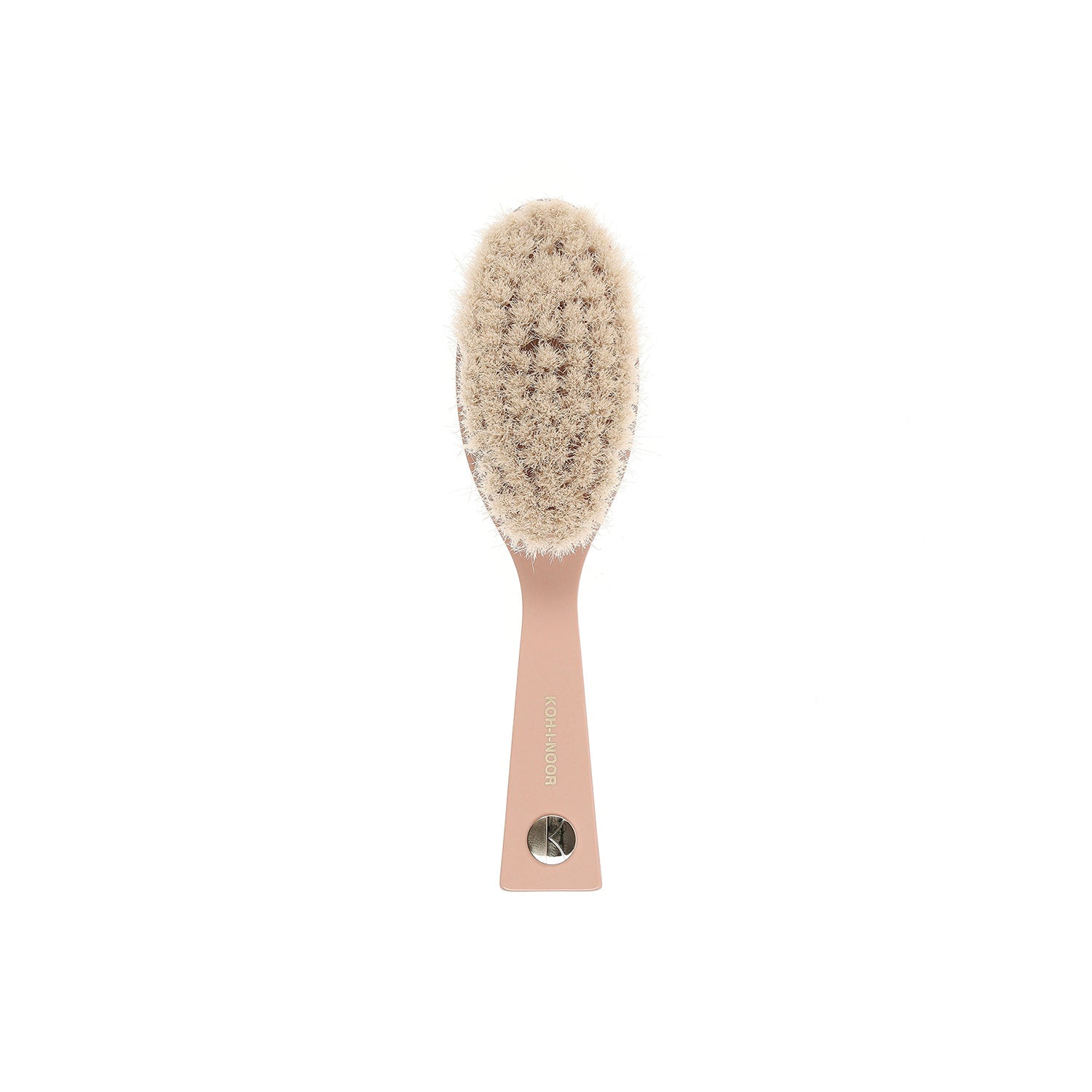 Pastel Baby Hair Brush - Soft Goat Bristle for Newborn &amp; Infant Care