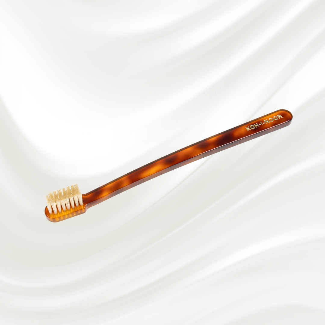 Coccola Natural Bristle Toothbrush - Medium | Luxury Cellulose Acetate