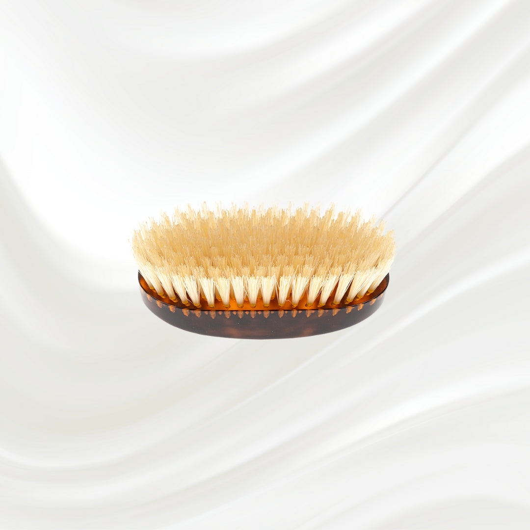 Jaspè Military Natural Bristle Brush - Men's Hair &amp; Beard Grooming