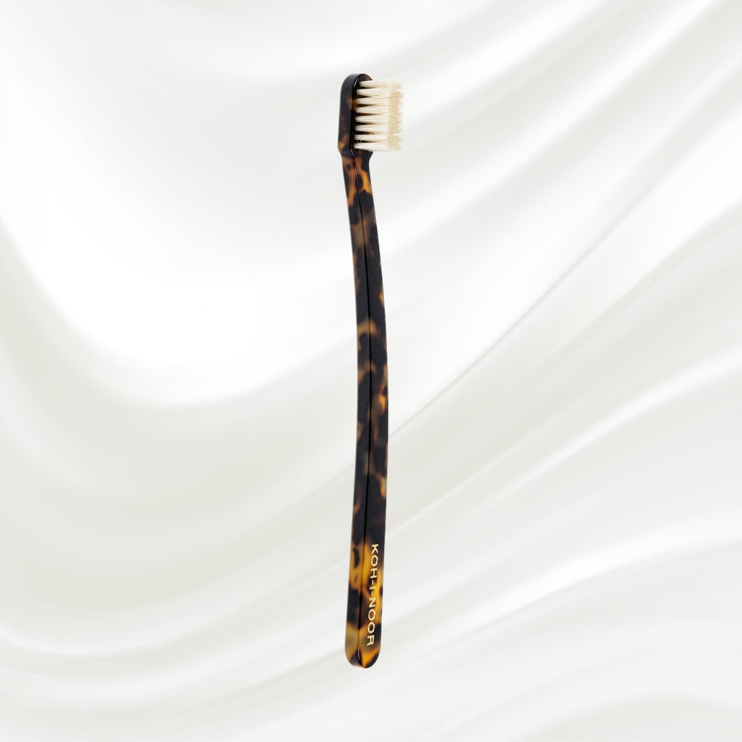 Coccola Natural Bristle Toothbrush - Soft | Luxury Cellulose Acetate