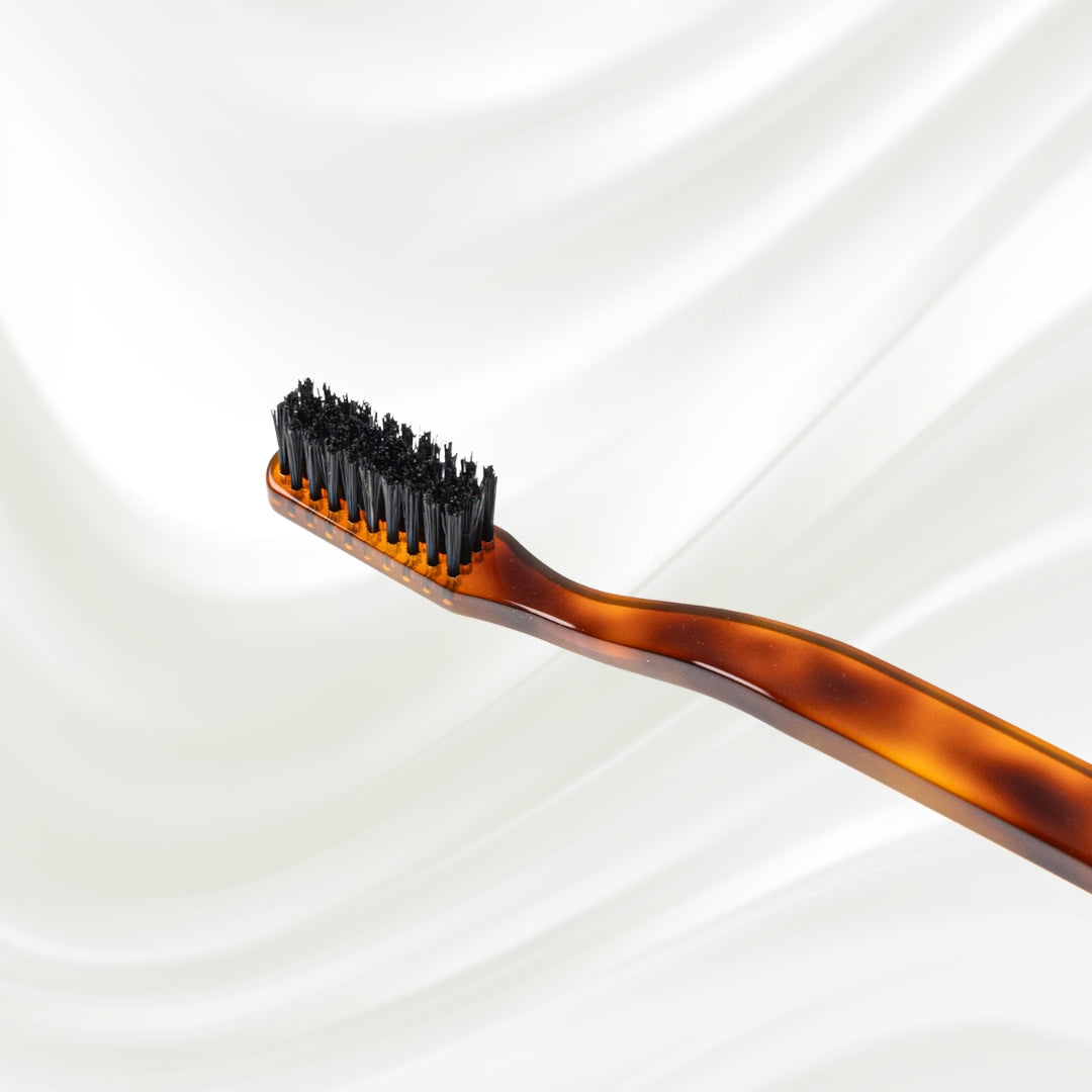 Jaspè Natural Bristle Toothbrush - Eco-Friendly Cellulose Acetate Handle
