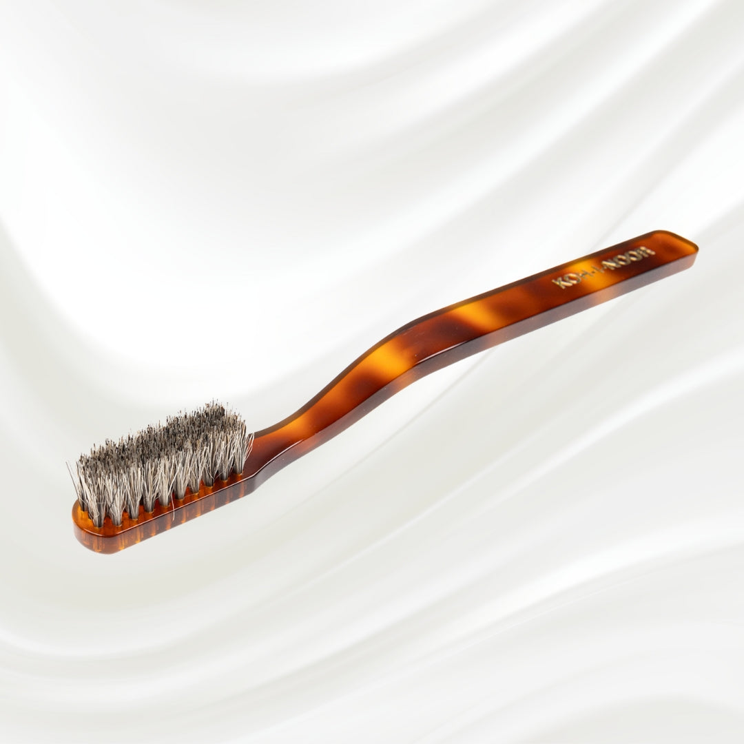 Jaspè Natural Bristle Toothbrush - Eco-Friendly Cellulose Acetate Handle