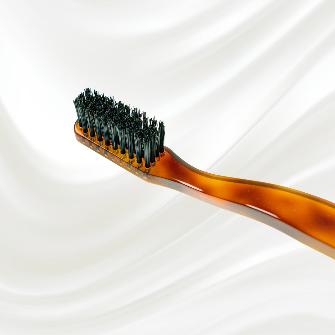 Jaspè Natural Bristle Toothbrush - Eco-Friendly Cellulose Acetate Handle