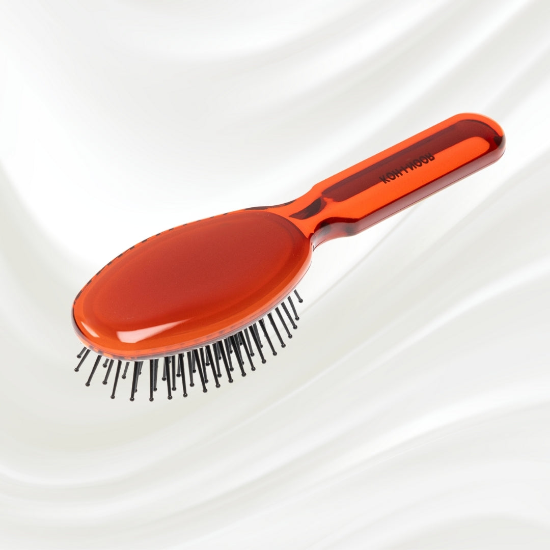 All Seasons Synthetic Pin Hair Brush - Pneumatic Cushion for Thick &amp; Coarse Hair