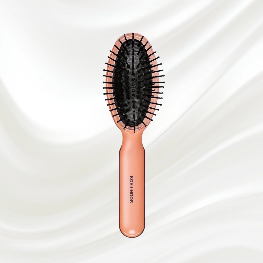 All Seasons Synthetic Pin Hair Brush - Pneumatic Cushion for Thick &amp; Coarse Hair