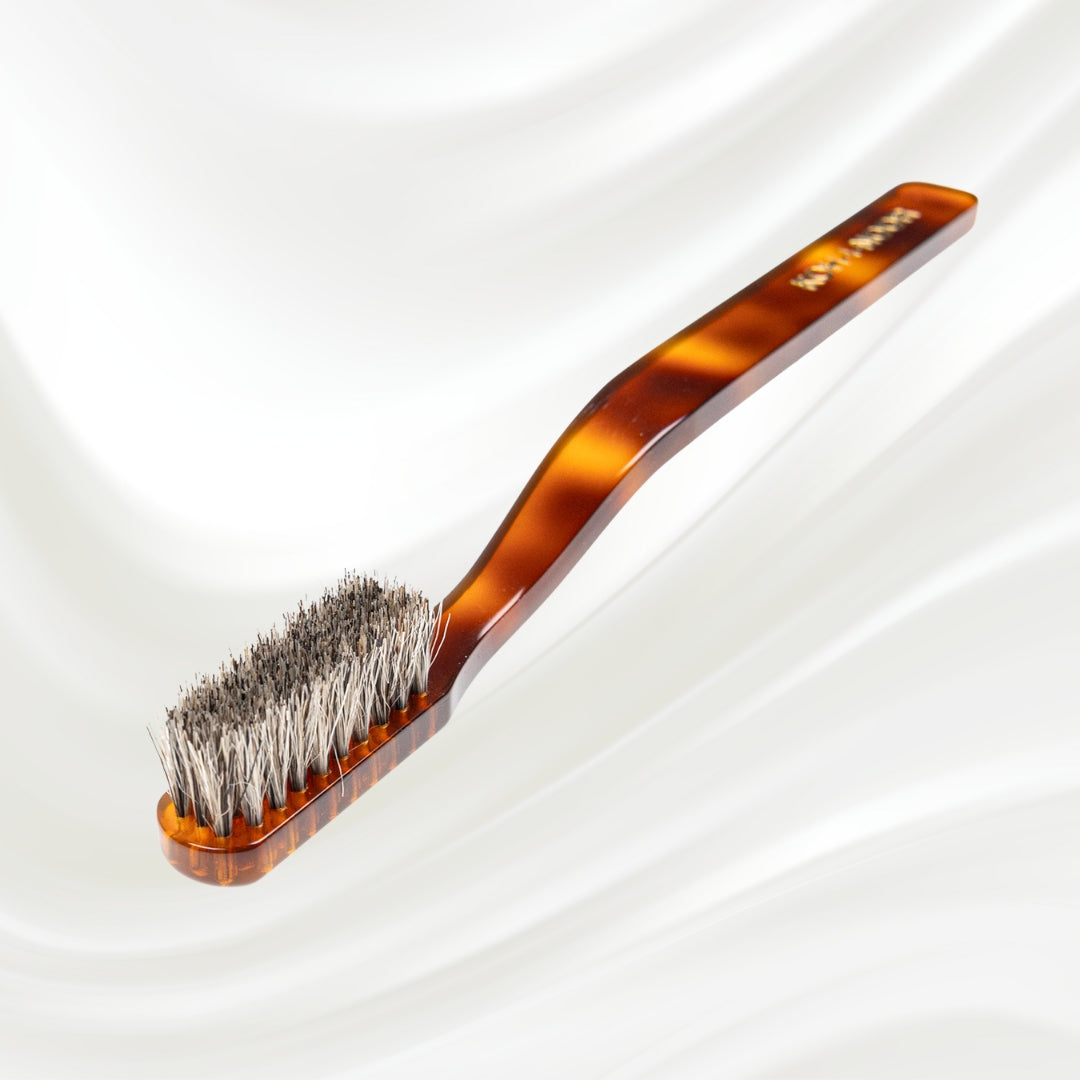 Jaspè Natural Bristle Toothbrush - Eco-Friendly Cellulose Acetate Handle