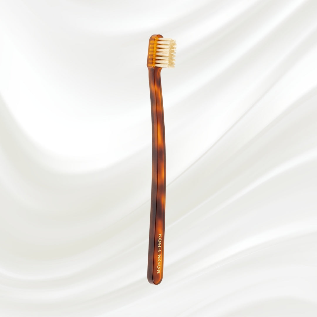 Coccola Natural Bristle Toothbrush - Soft | Luxury Cellulose Acetate