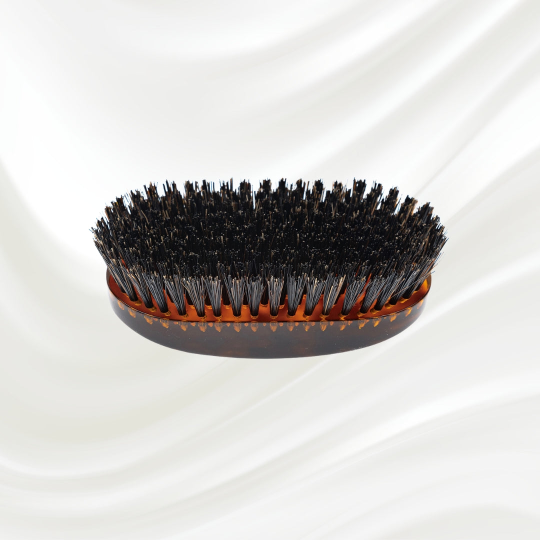 Jaspè Military Boar Bristle Brush - Men's Hair &amp; Beard Grooming