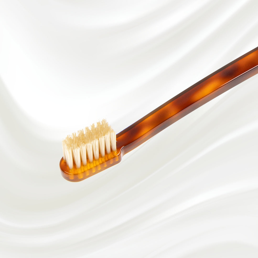 Coccola Natural Bristle Toothbrush - Medium | Luxury Cellulose Acetate