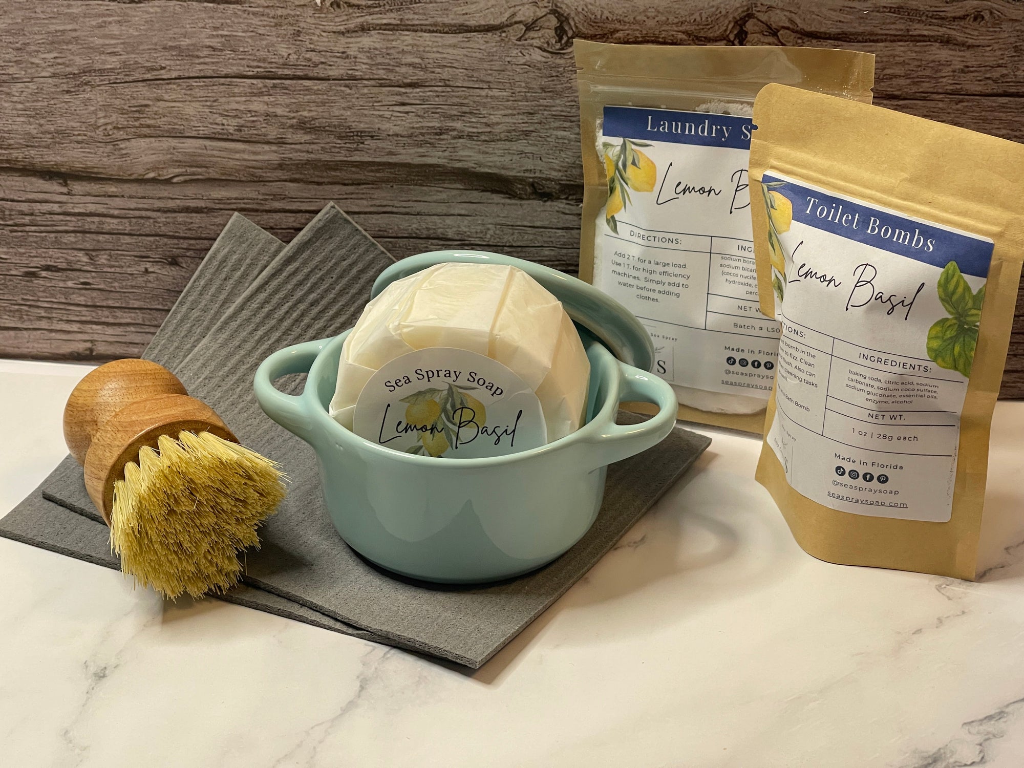 Zero Waste Essentials Starter Bundle - Complete Home Cleaning Kit