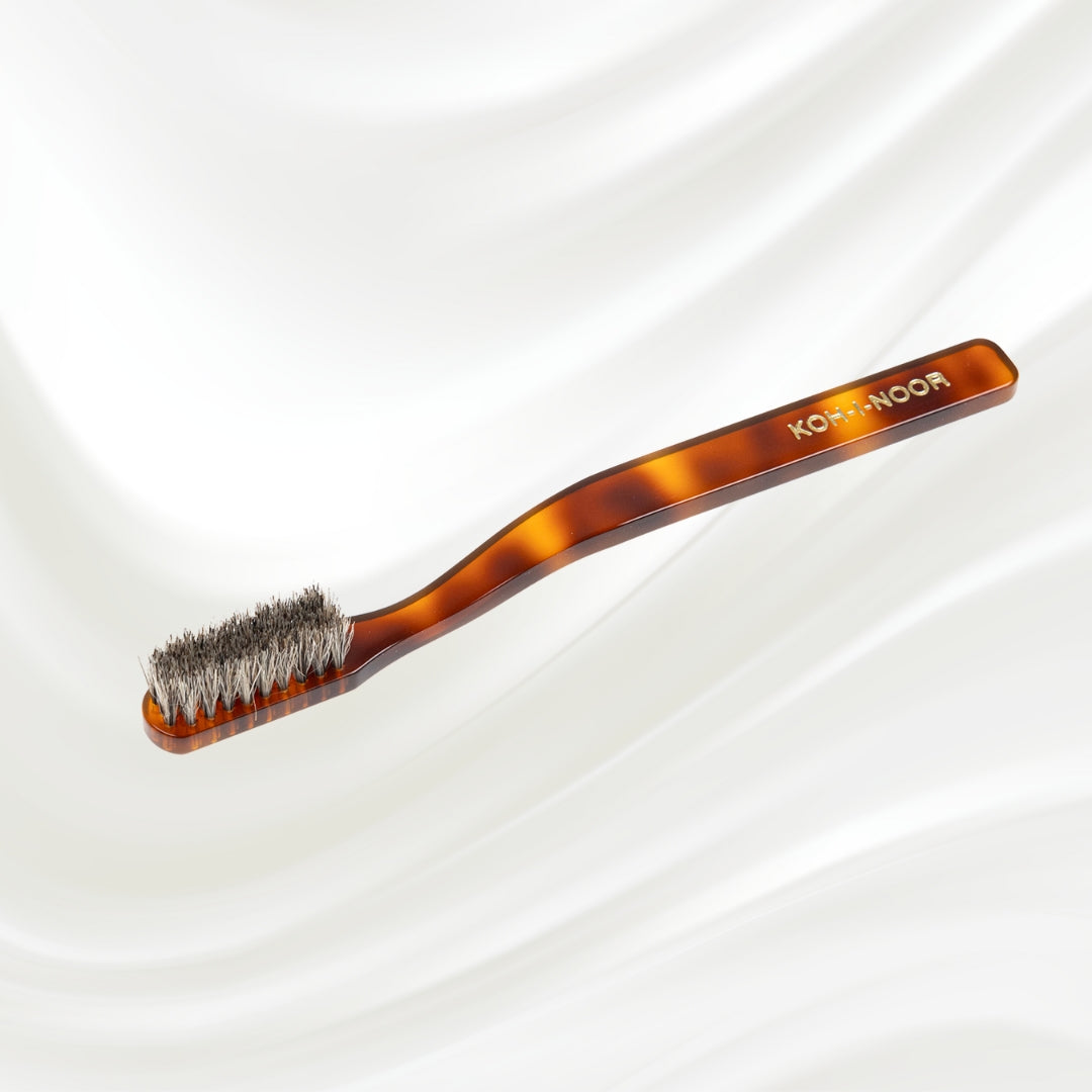 Jaspè Natural Bristle Toothbrush - Eco-Friendly Cellulose Acetate Handle