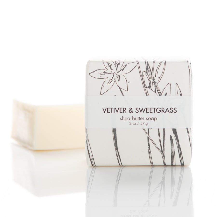 Vetiver &amp; Sweetgrass - Petite Shea Butter Soap
