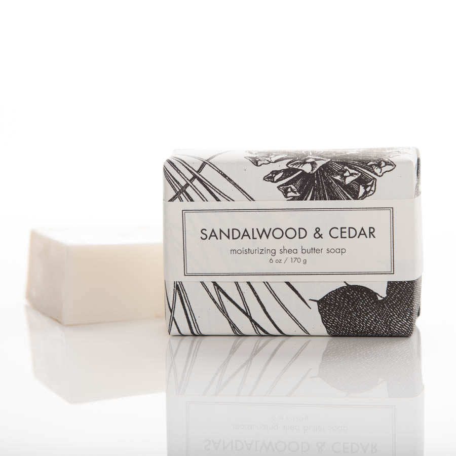 Sandalwood &amp; Cedar - Shea Butter Soap