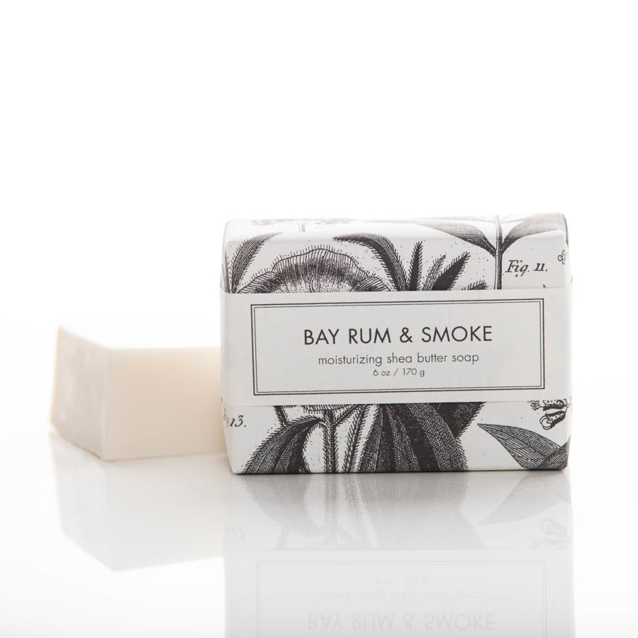 Bay Rum &amp; Smoke - Shea Butter Soap
