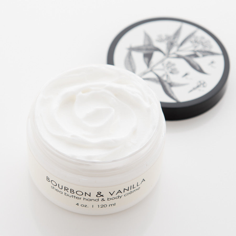 Bourbon &amp; Vanilla - Shea Butter Hand &amp; Body Creme