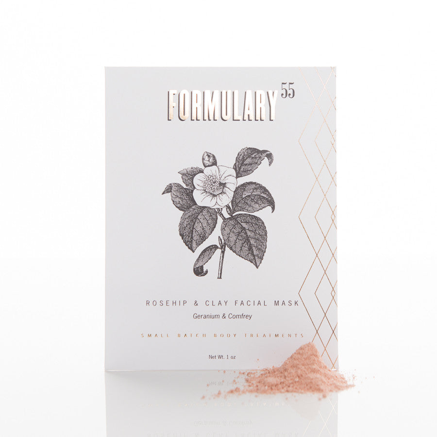 Face Mask Botanical Treatment - ROSEHIP &amp; CLAY
