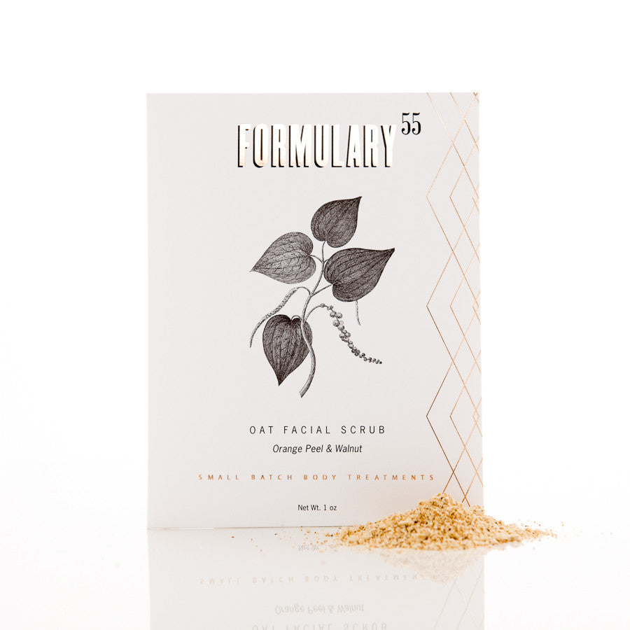 Facial Scrub Botanical Treatment - ORGANIC Oats &amp; Orange