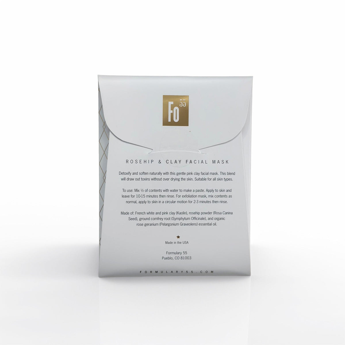 Face Mask Botanical Treatment - ROSEHIP &amp; CLAY