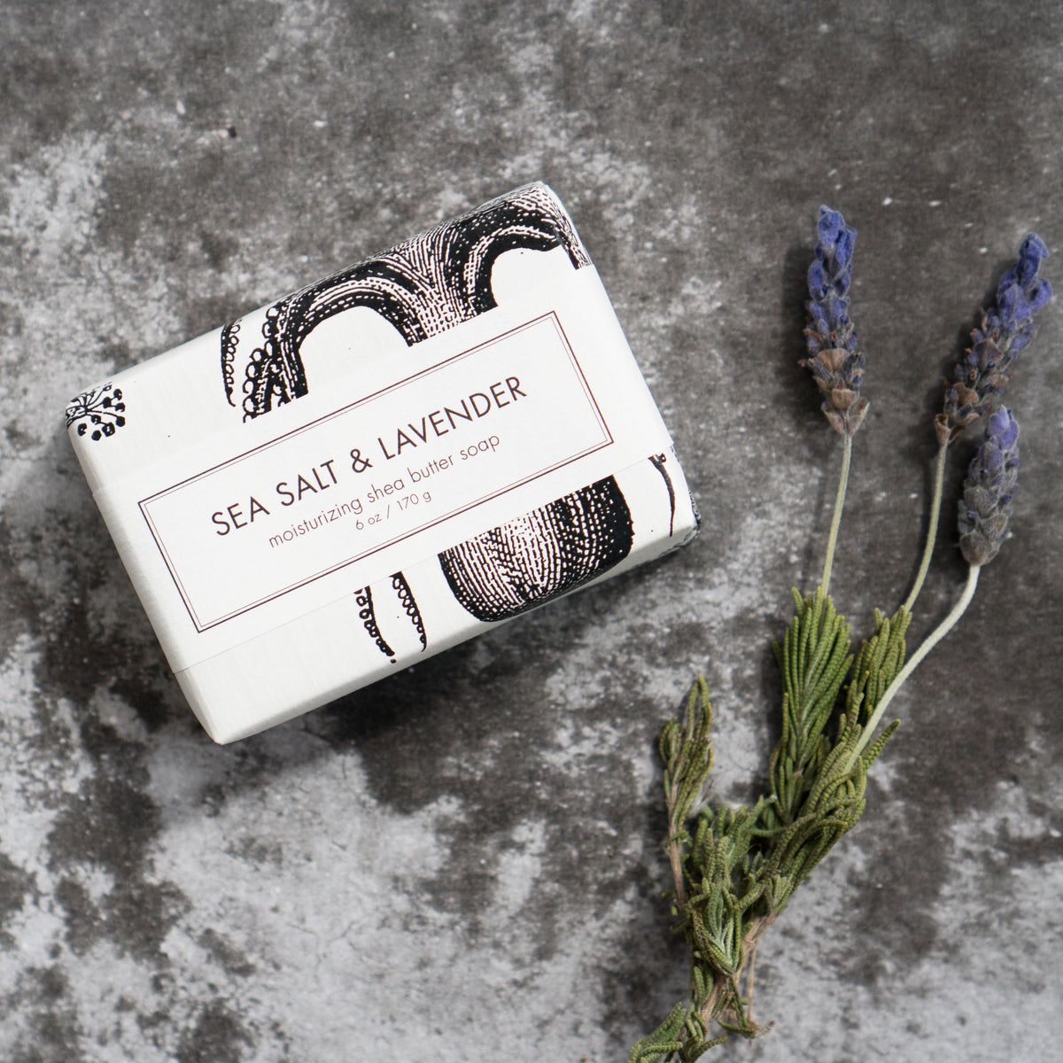 Sea Salt &amp; Lavender - Shea Butter Soap
