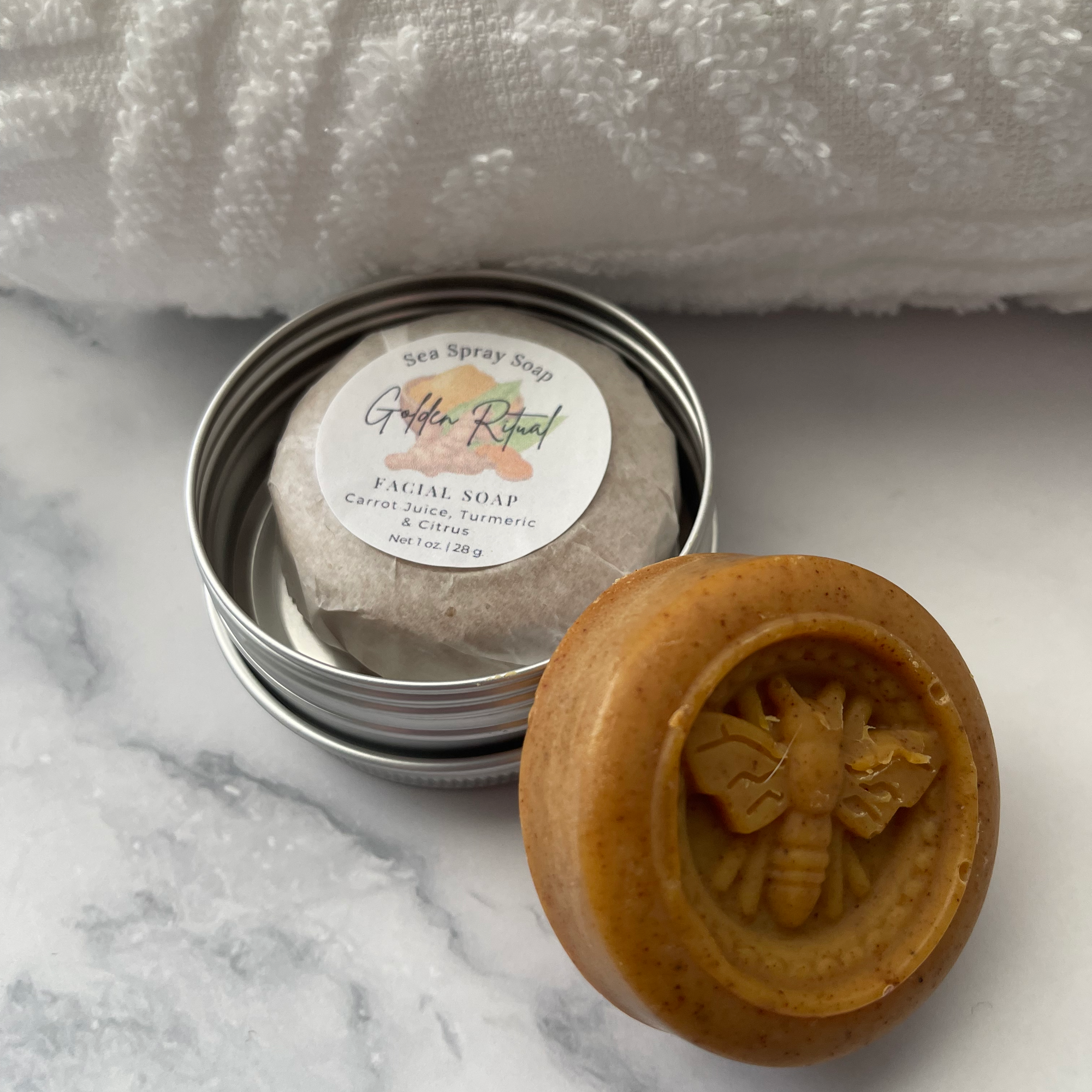 Golden Ritual Turmeric Infused Facial Soap