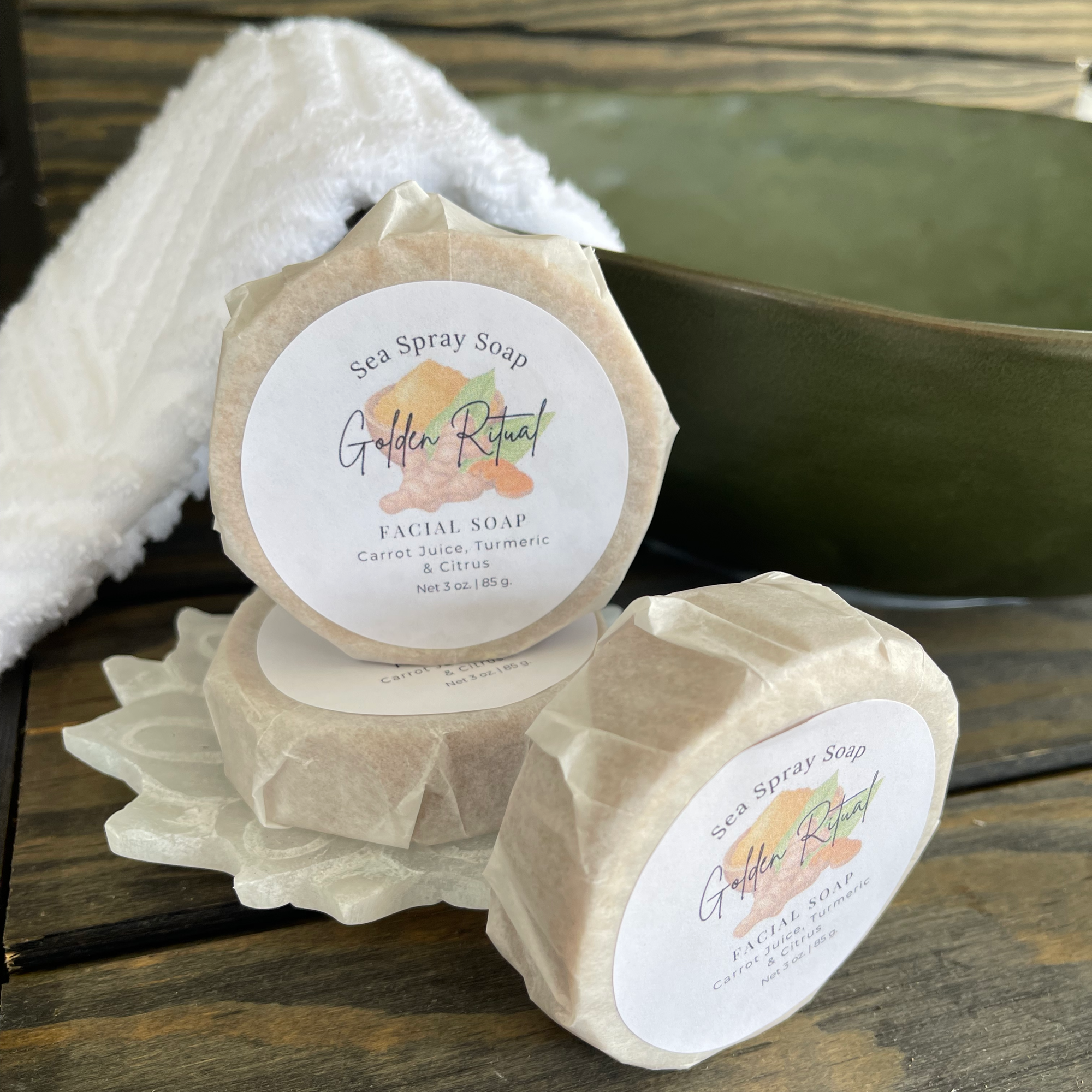 Golden Ritual Turmeric Infused Facial Soap