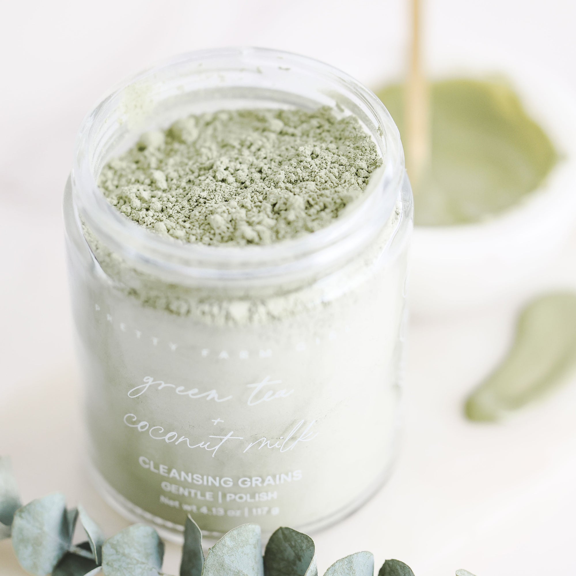 Green Tea + Coconut Milk Facial Cleansing Grains – A Thoughtful Self Care Ritual – Beauty Cafe