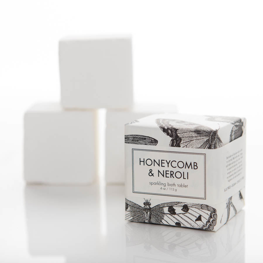 Honeycomb &amp; Neroli- Sparkling Bath Tablet