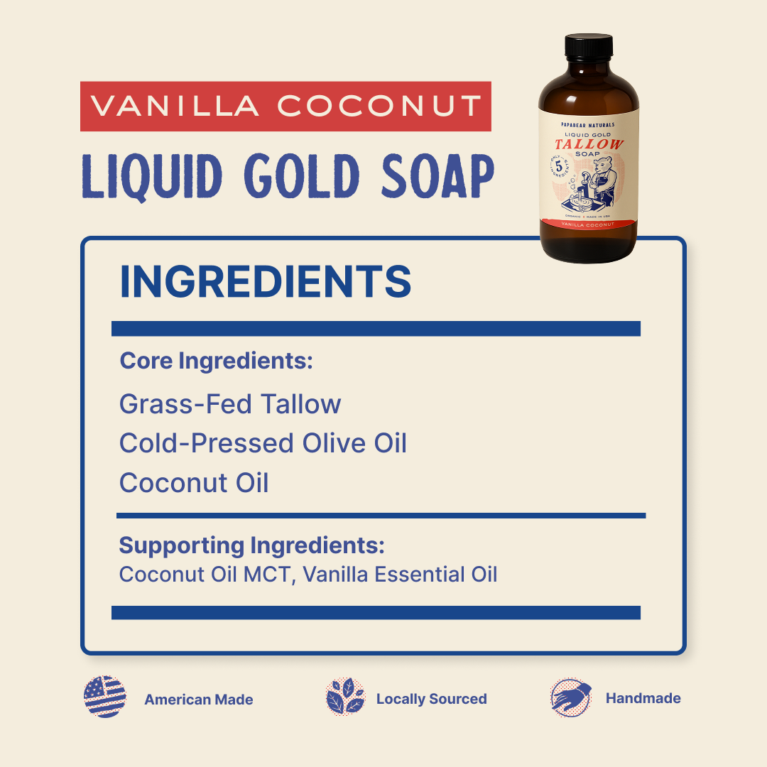 Liquid Gold Tallow Soap - 16 oz