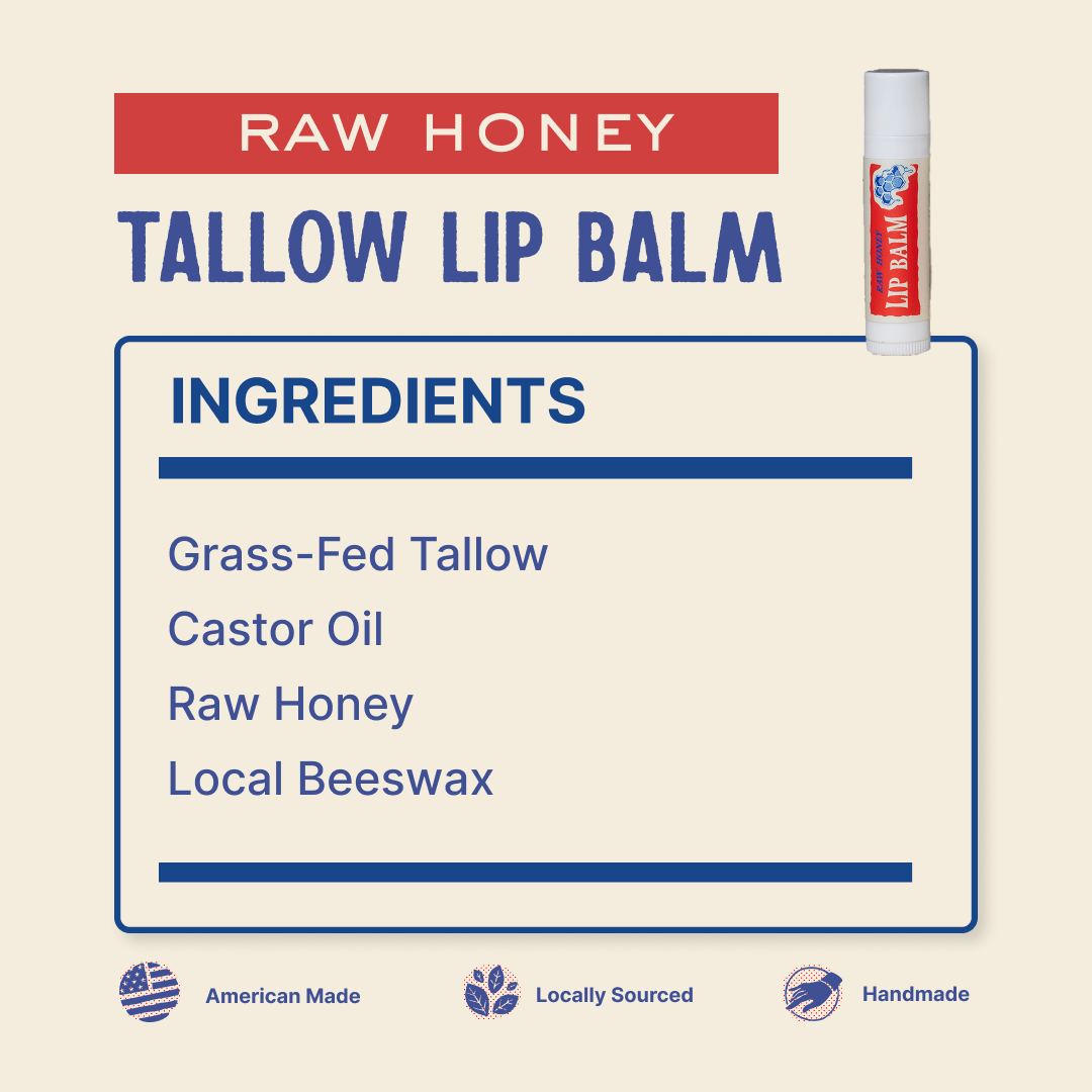 Tallow Lip Balm (5 Pack)
