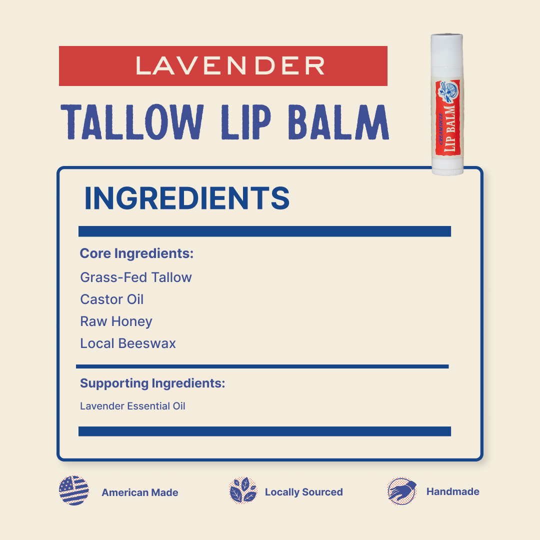 Tallow Lip Balm (5 Pack)