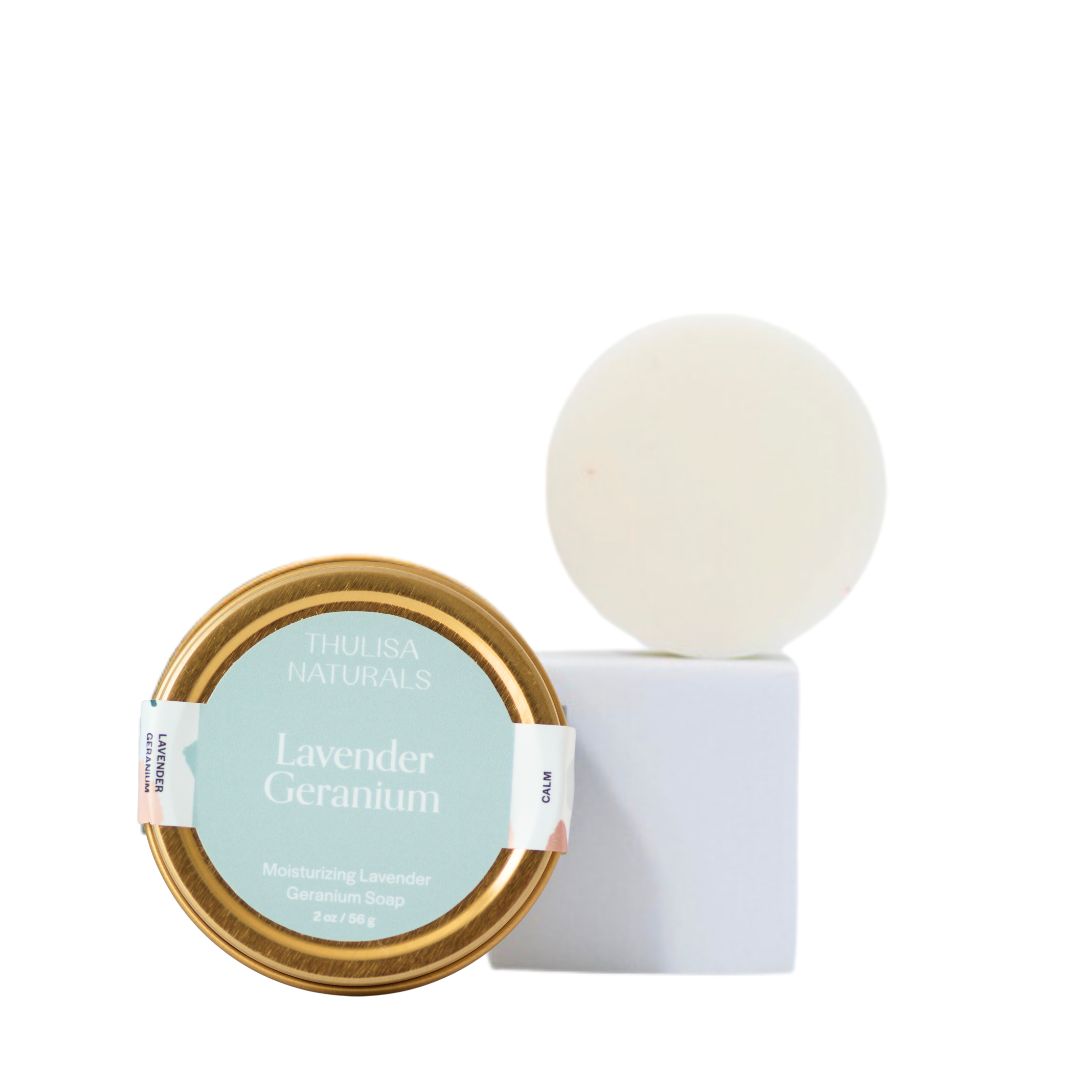 Lavender Geranium Shea Butter Hand and Body Travel Soap – A Thoughtful Self Care Ritual – Beauty Cafe