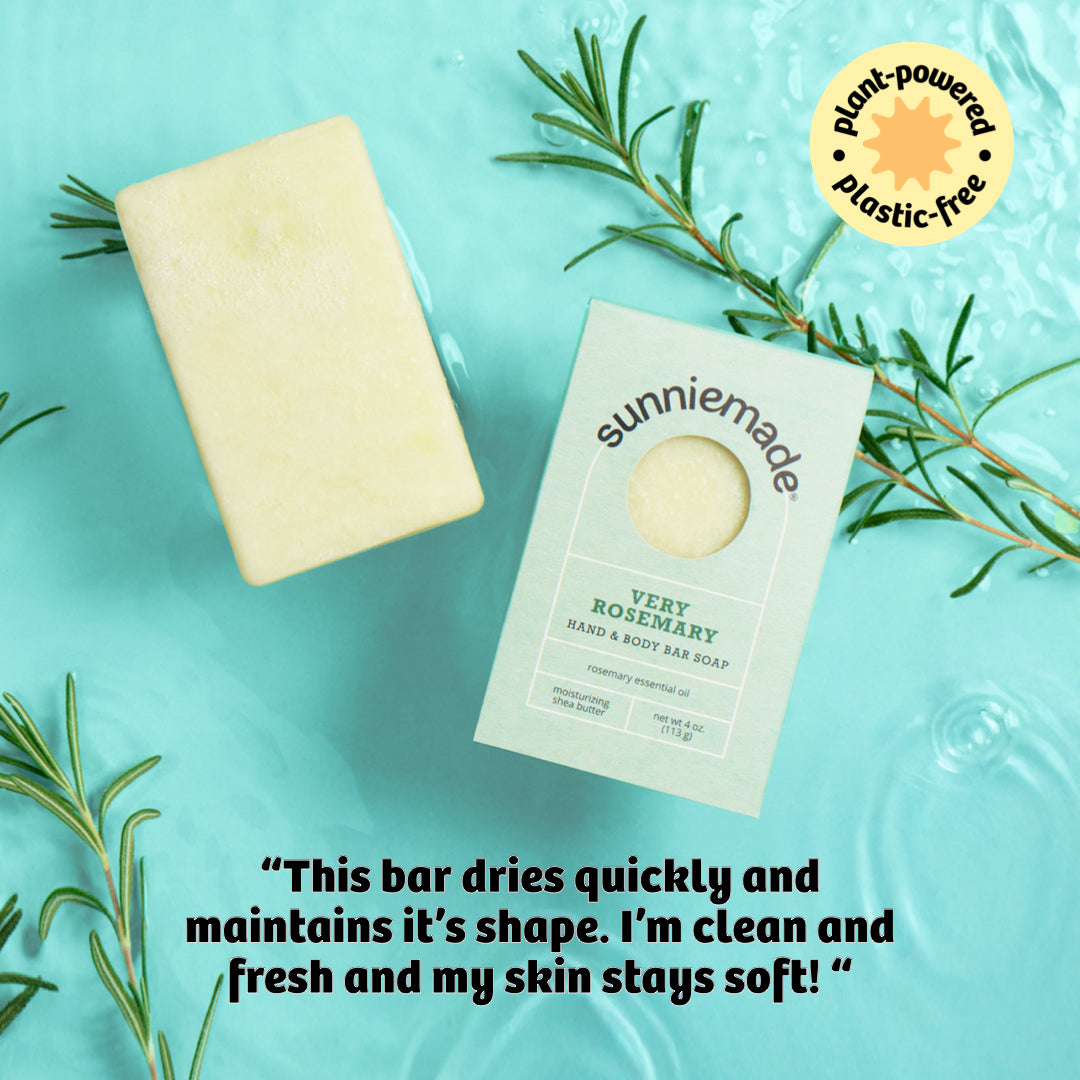 Very Rosemary Moisturizing Hand &amp; Body Bar Soap