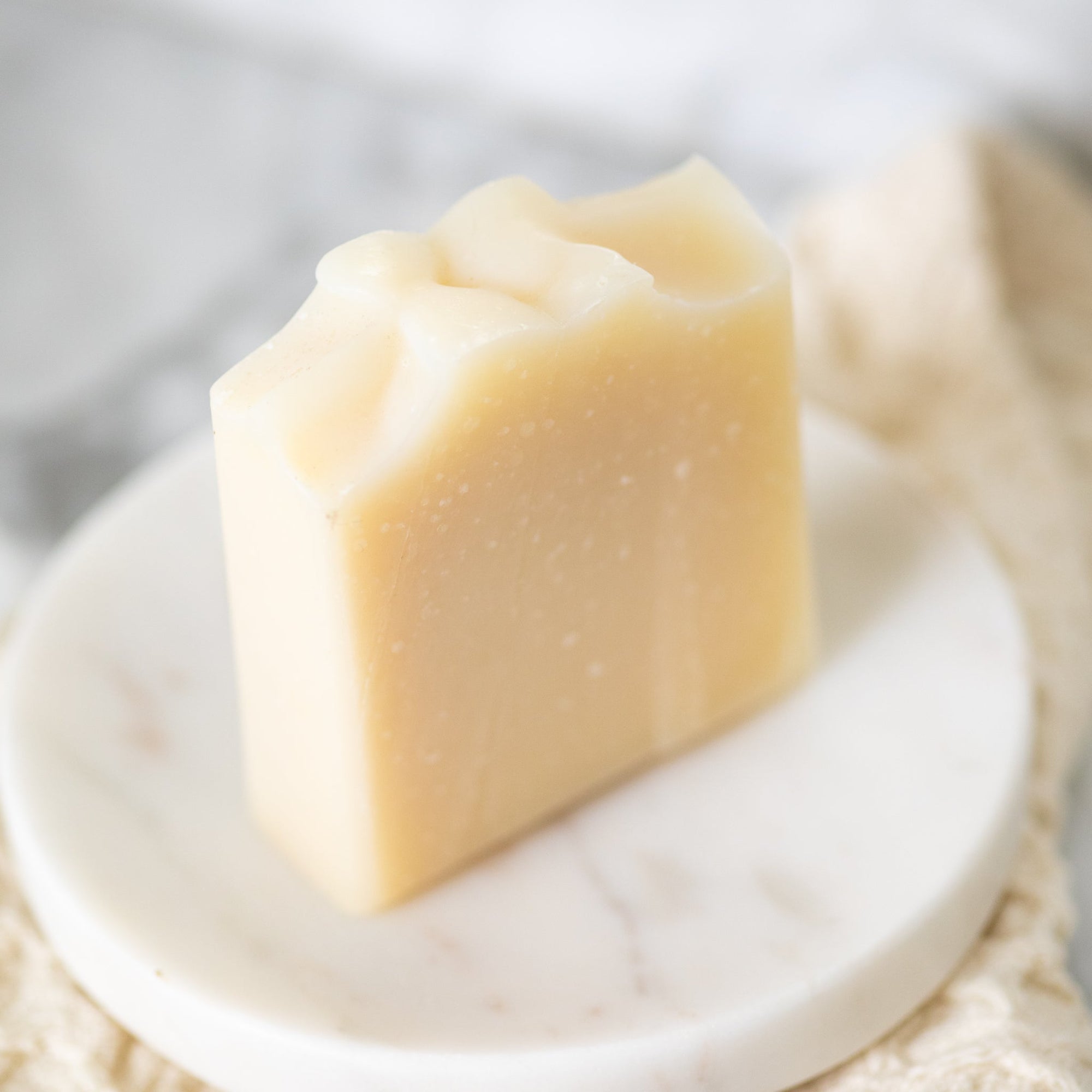 Pure Tallow + Honey Fragrance Free Handmade Tallow and Goat Milk Soap Bar – A Thoughtful Self Care Ritual – Beauty Cafe