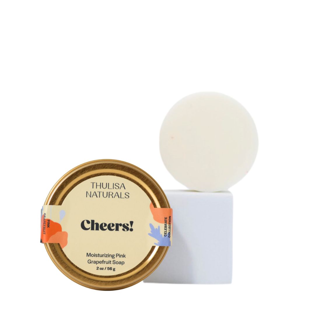 Cheers Grapefruit Shea Butter Hand and Body Travel Soap – A Thoughtful Self Care Ritual – Beauty Cafe