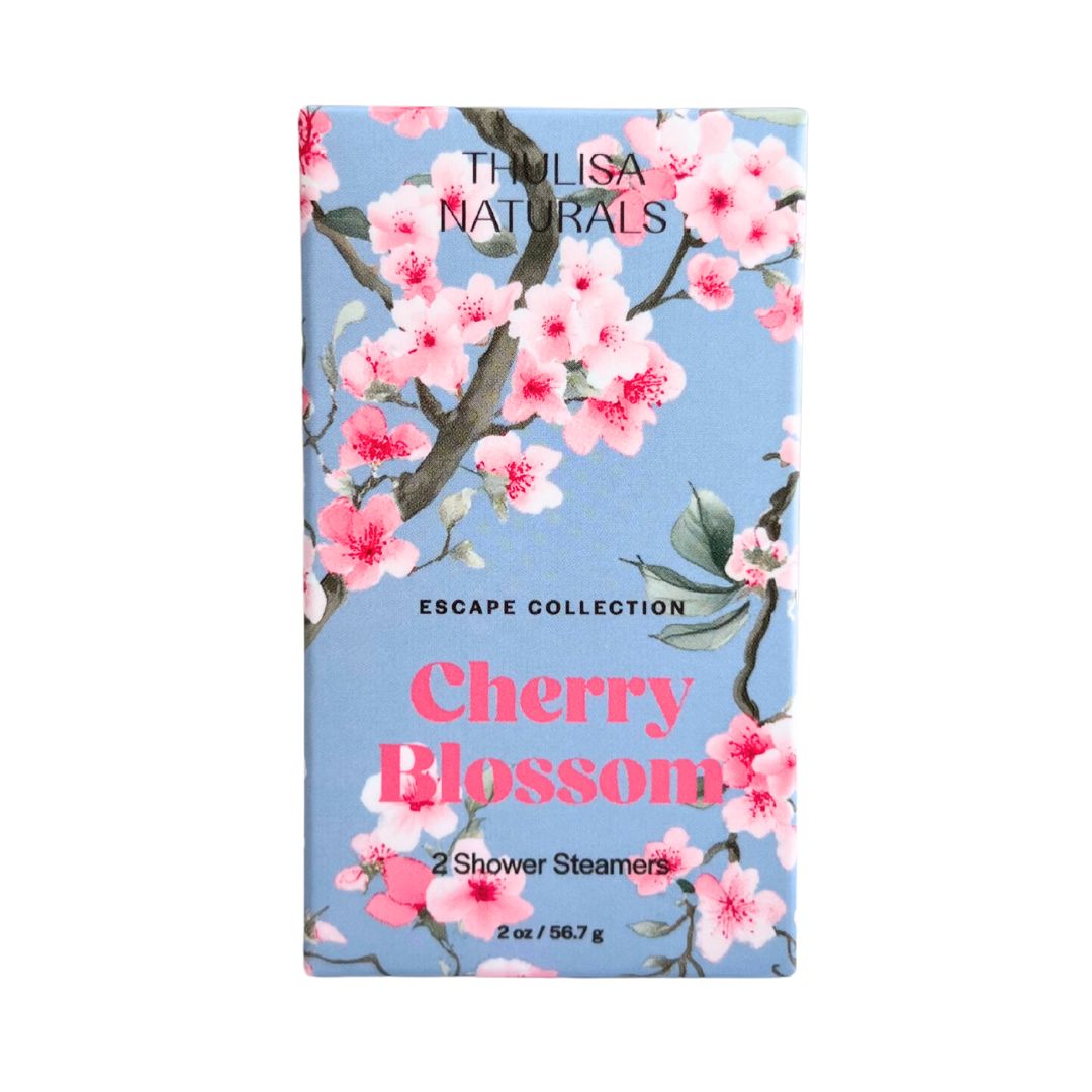 Cherry Blossom Shower Steamers |  2 pack gift set – A Thoughtful Self Care Ritual – Beauty Cafe